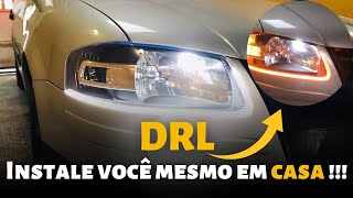 COMO INSTALAR LED DRL NO FAROL !? PASSO A PASSO #oconnervlogs