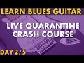 Live Quarantine Lessons - Blues Guitar day 2