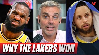 Reaction to Los Angeles Lakers eliminating Golden State Warriors from NBA Playoffs | Colin Cowherd