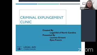 Criminal Expungement Clinic
