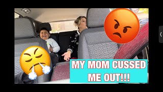 MY ARMENIAN MOM GOES OFF ON ME IN THE CAR!!! *PRETTY FUNNY*