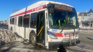 SEPTA Route 49 - 2025 New Flyer XDE40 Full Route to Dauphin Loop