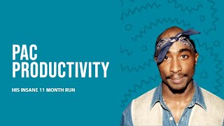 Prolific Productivity | Tupac's Insane 11 Month Run