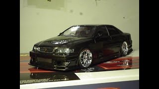 プラモ屋店長が組んでみたレビュー アオシマ 1/24 クニーズ JZX100 チェイサーツアラーV