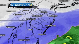 Philadelphia Weather: Snowfall Starting To Accumulate In New Jersey