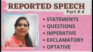 Reported Speech | Statements,Questions,Commands & Requests | Narration| Direct Indirect Speech |