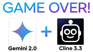 NEW Google Gemini 2.0 + Cline 3.3 is INSANE (FREE!) 🤯