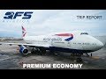 TRIP REPORT | British Airways - 747 400 - New York (JFK) to London (LHR) | Premium Economy