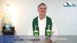 每日聖言分享 【常年期第二十三週星期五(路 6:39-42)】 聖言會何知行神父