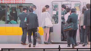 Smart Queuing System in Transportation Sector Using Intel OpenVino, DevCloud and OpenCV- Edge AI App