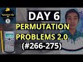 PERMUTATION PROBLEMS part 2 | 1001 Solved Problems in Engineering Mathematics (DAY 6) #266-#275