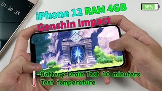 iPhone 12 Genshin Impact Gameplay | Apple A14 Bionic