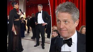 ‘A–hole’ Hugh Grant called out for being ‘rude’ to Ashley Graham at Oscars