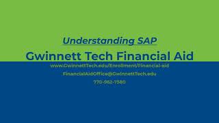 What is SAP (Satisfactory Academic Progress)? | Gwinnett Technical College