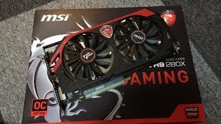 修理に出したグラフィックボードが戻ってきた MSI 280X