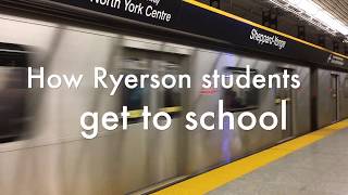 How Ryerson Students Commute To Campus