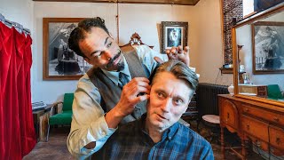 💈 Swashbuckling Fluttering Shears Haircut With The One & Only Moustache Jim! | M