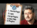 How to PROPERLY Setup your WordPress Website