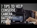 7 Tips on How to Conserve Camera Battery Power