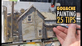 Gouache Painting Tutorial: James Gurney's 25 Tips for Sketching Architecture