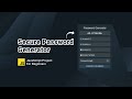 JavaScript Secure Password Generator
