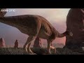 A deadly Allosaurus ambushes its prey  Planet Dinosaur - BBC