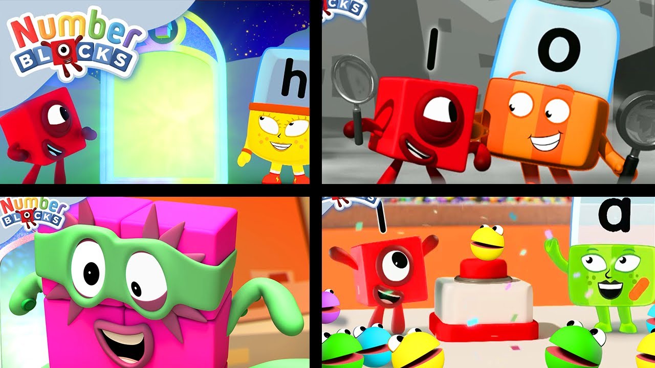 Numberblocks Alphablocks Crossover E And 5 Youtube | Images And Photos ...