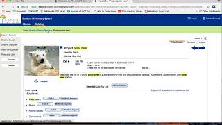 Library Catalog Basic search
