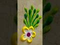 Beautiful Flowers Rangoli For Diwali Festival #rangoli #diwali #art #shorts #creative #flowers