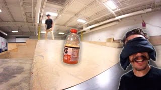 ULTIMATE BLINDFOLDED BOTTLE FLIPPING!