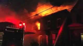 EAST NEWARK, NJ HOUSE FIRE  HEAVY FIRE PART P-4