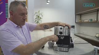 How To Make a Cup of Perfect Espresso Coffee with Gevi Espresso Machine GECMD627BK-U