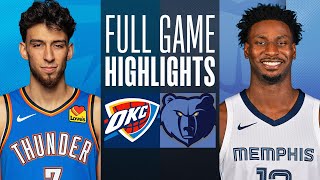 THUNDER at GRIZZLIES | FULL GAME HIGHLIGHTS | March 16, 2024