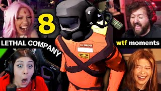 TOP 30 Jumpscare & Funny Moments in LETHAL COMPANY | Part 8