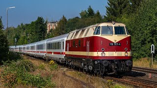 PRESS V 180 + InterCity-Wagen, Rail Force One Stadler Euro9000, BR 218 uvm. auf der Frankenwaldbahn