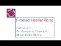 Fundamental Theorem of Caluclus - Part 2