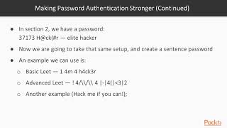Linux Server Security: Password Strength|packtpub.com