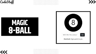 Magic 8-Ball | Tutorial | HTML CSS JavaScript