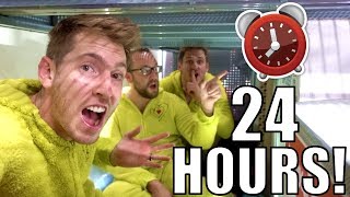 24 HOUR FORT OVERNIGHT CHALLENGE IN WALMART!