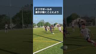 オフザボールの速さ【岩谷篤人氏が指導する延岡学園】#shorts #football #サッカー #footballshorts #ドリブル