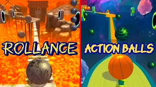 Rollance Adventure Balls VS Action Balls All Level🎯 Gameplay Android iOS🔥