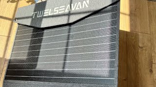 Twelseavan 120w (Does-Not-Work!!!) Solar Panel Charging EGO battery on EGO Nexus 400 watt inverter.