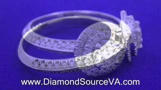 Round Cut Diamond Ring 0.47-carat 0.47 tcw pave