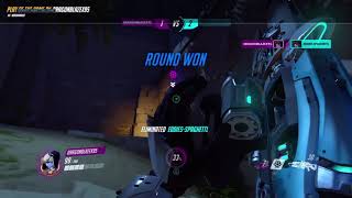 Widowmaker 1v1: Perfect duck dodge turns into a perfect trickshot to boost morale and win the game.