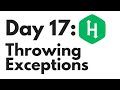 HackerRank Day 17 Throwing Exceptions | Python