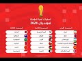 جدول مباريات تصفيات كأس العالم اسيا ليوم الثلاثاء المصادف 15/10/2024 $