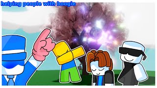 helping people get boogie | Slap Battles Roblox