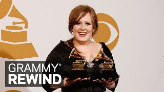 Watch Adele Win Best New Artist In 2009 While On Cloud Nine | GRAMMY Rewind