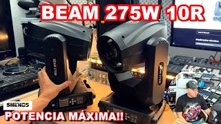 💥CABEZAS MOVILES BEAM 275W 10R DE SHEHDS, POTENCIA MÁXIMA💥 (PRUEBAS Y REVIEWS) EN ESPAÑOL