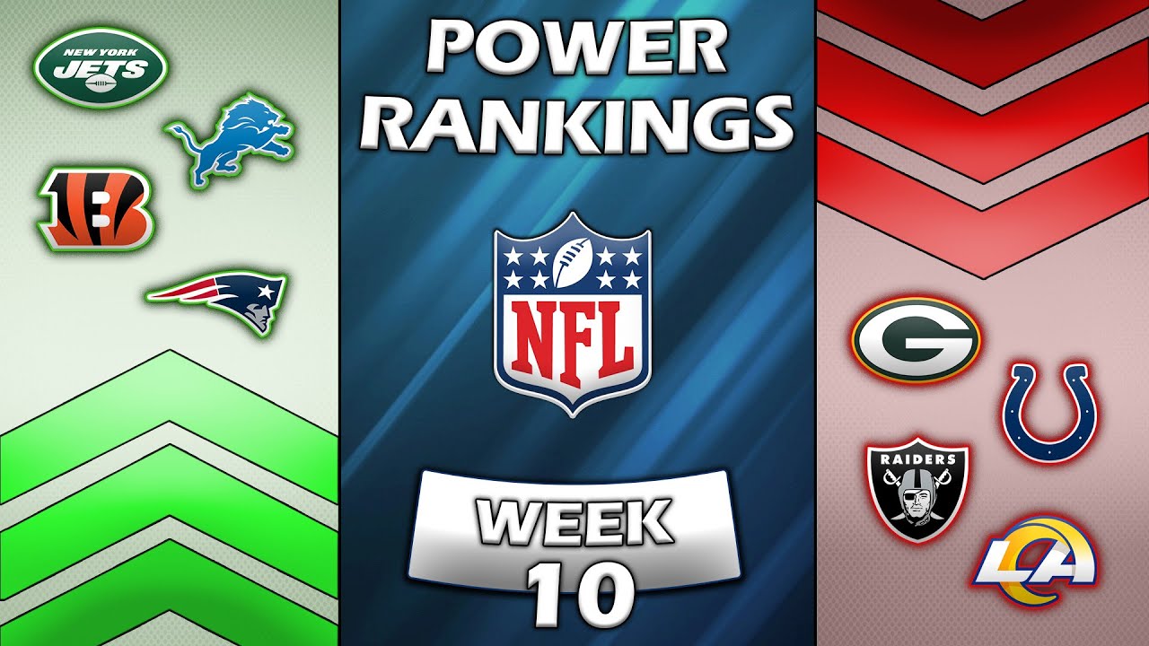 Week 10 NFL Power Rankings | The Packers Are Dead & I Guess Jeff ...